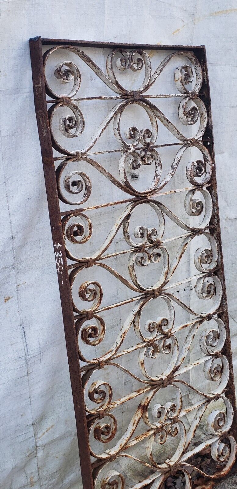 Ornate Wrought Iron Gate Panel 22 3/4" Wide by 50 3/4" Tall GA9607