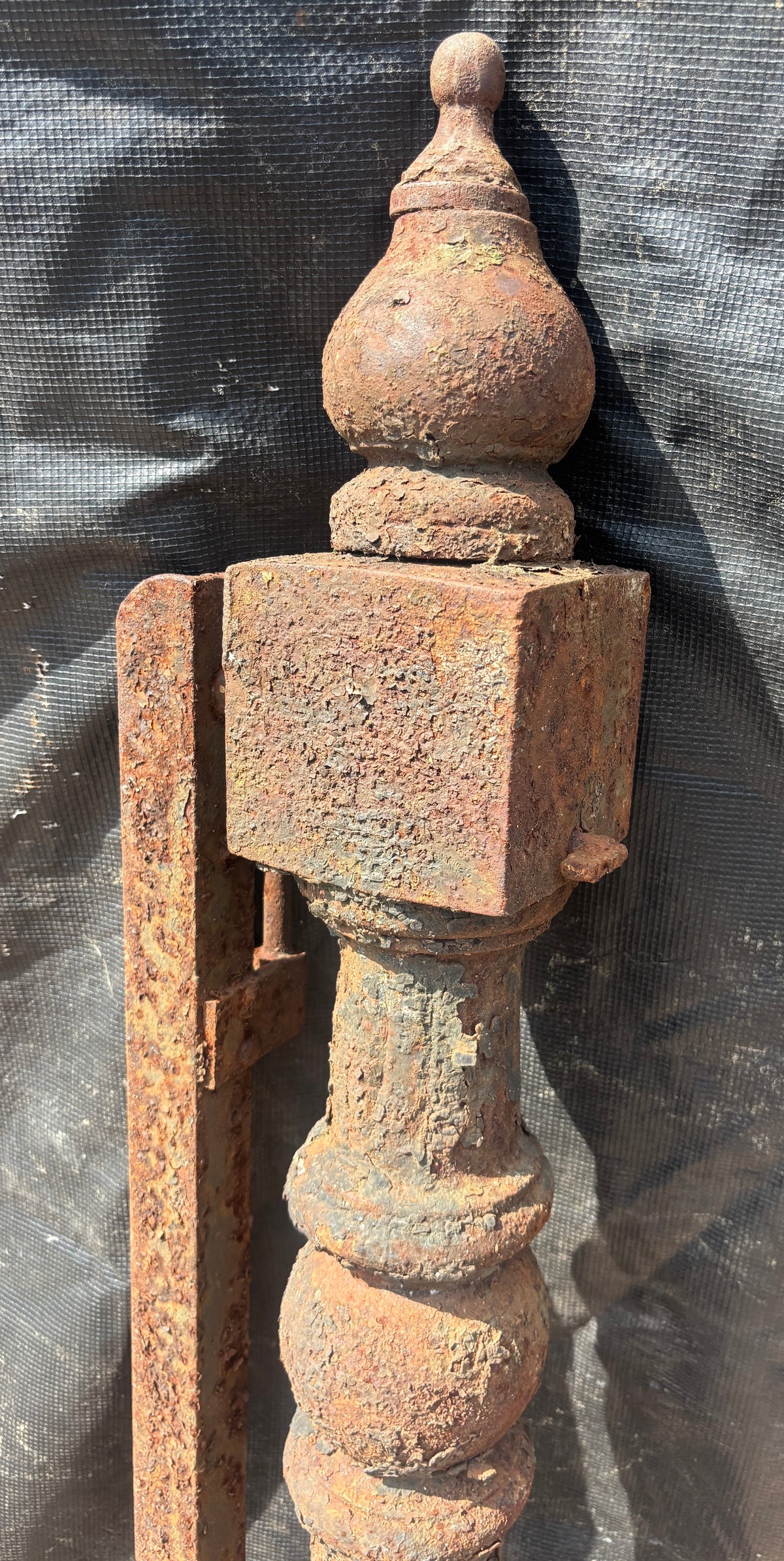 Set of 7 Cast Iron Newel Posts GA21589