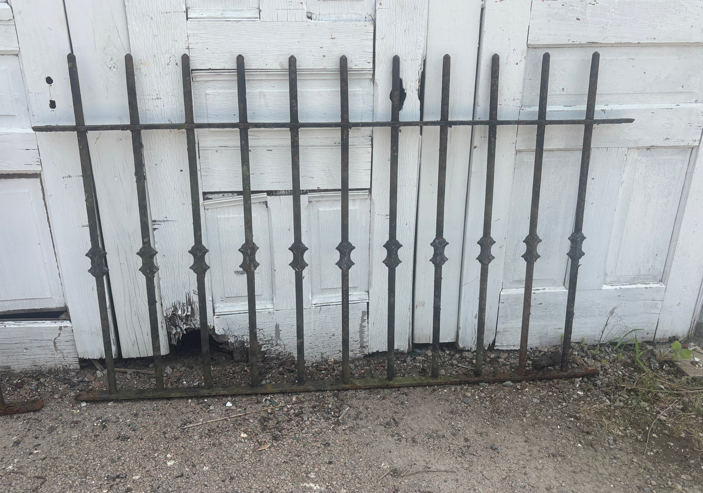 10 Feet of Wrought Iron Fence Panels GA21262