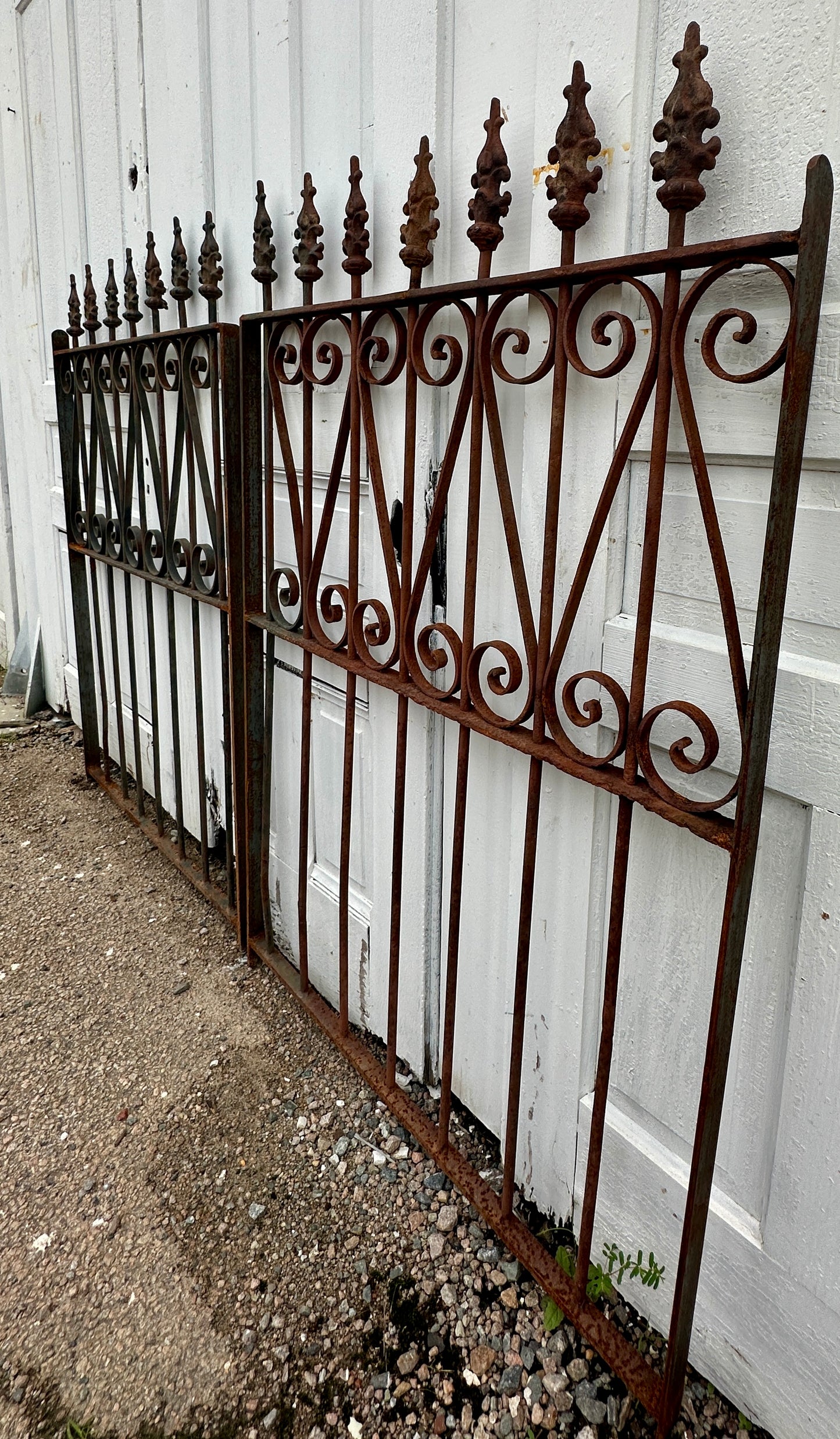 Antique Iron Garden Gate Pair GA20338