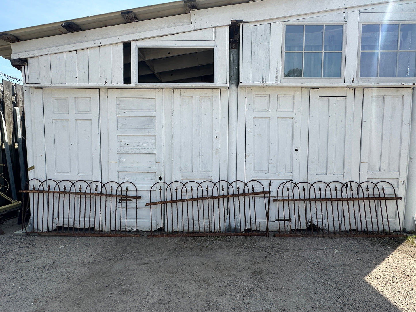 39 Feet of Antique Wrought Iron Hairpin Fencing GA20855