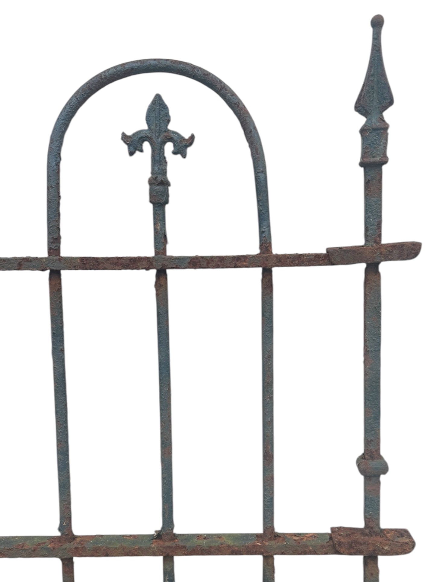 14 Ft of Antique Wrought Iron Hairpin Fencing GA20877