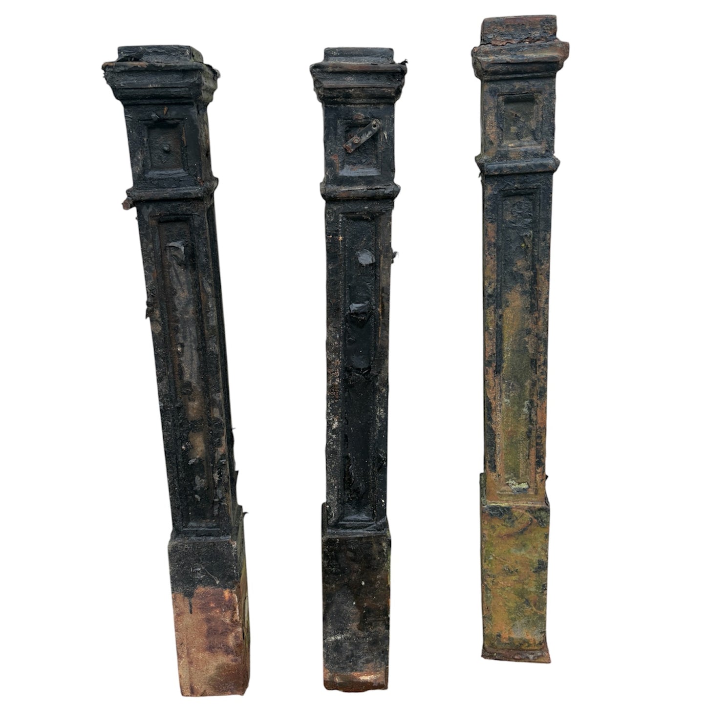 Antique Decorative Victorian Cast Iron Fence Panels & Posts GA21127