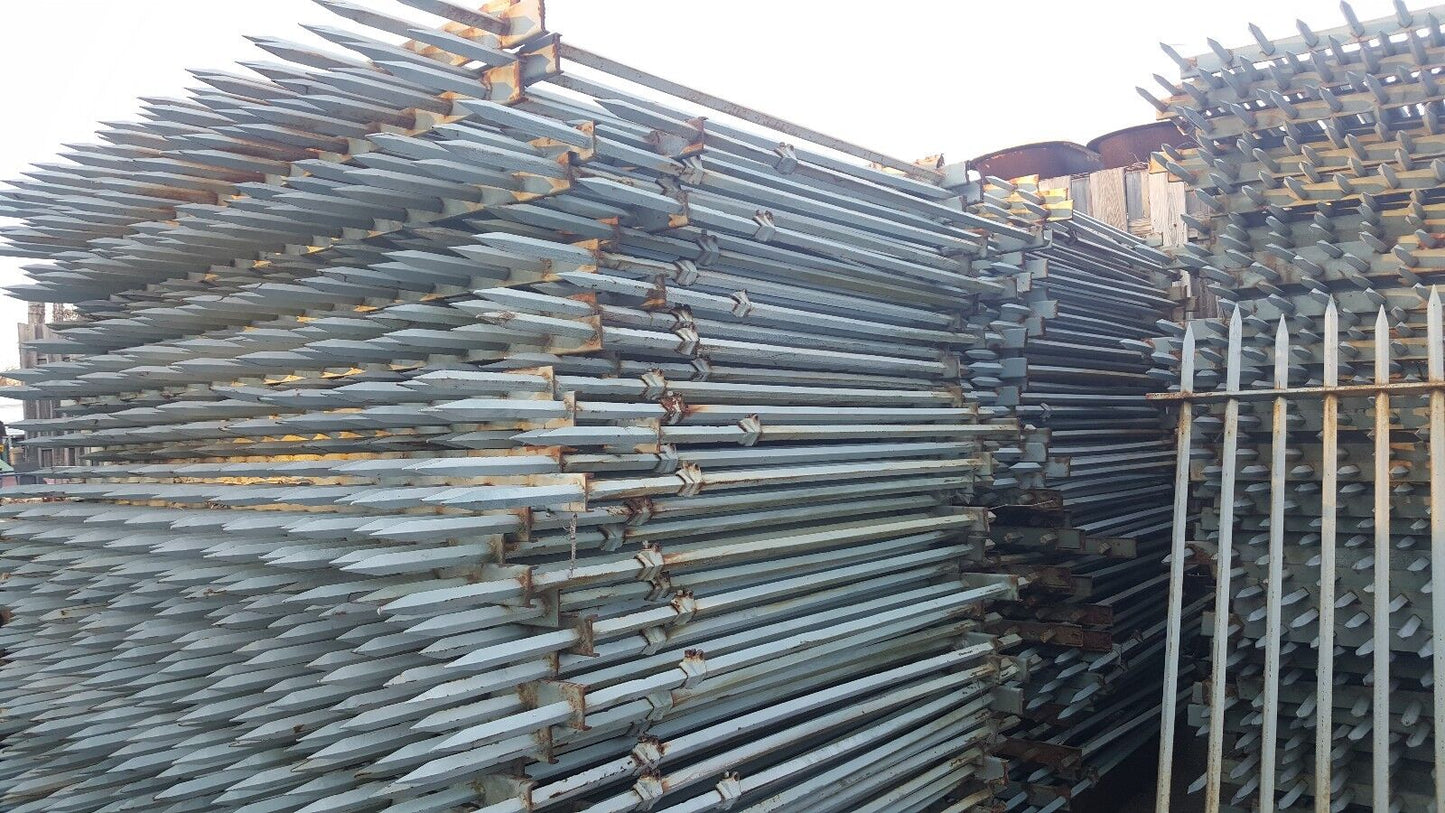 1200' Tall Wrought Iron Military School Fencing #GA190