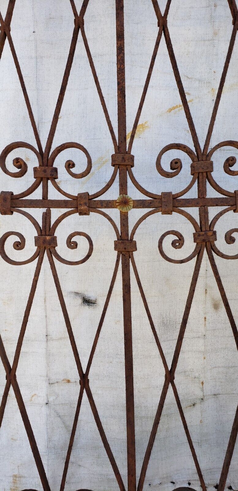 Ornate Wrought Iron Gate 88 1/2" x 40 1/2" GA9405