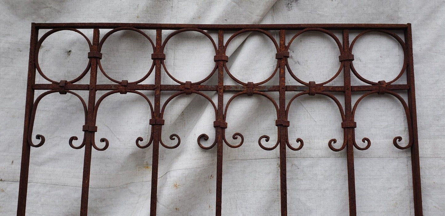 Ornate Wrought Iron Gate 37 3/4" Wide by 80" Tall GA9470
