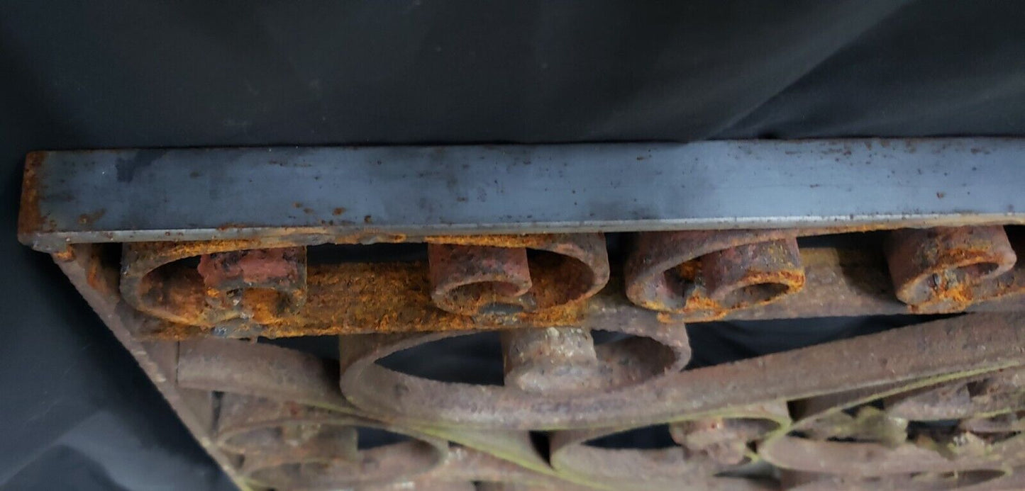 Heavy Duty Ornate Wrought Iron Gate Panel 38 5/8" x 26 3/4" GA9428