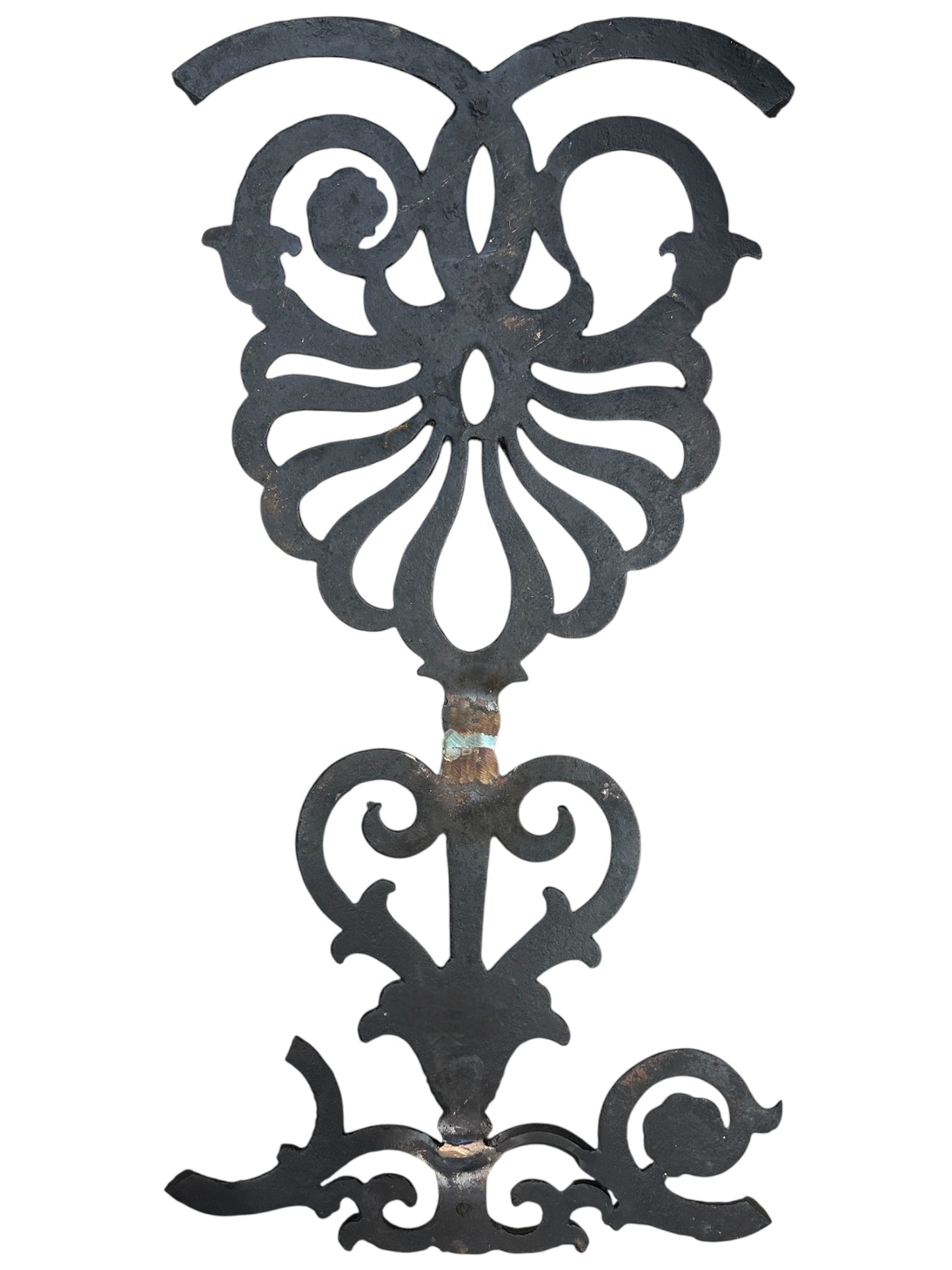 Restored Antique Iron Decorative Fence Panel GA20708