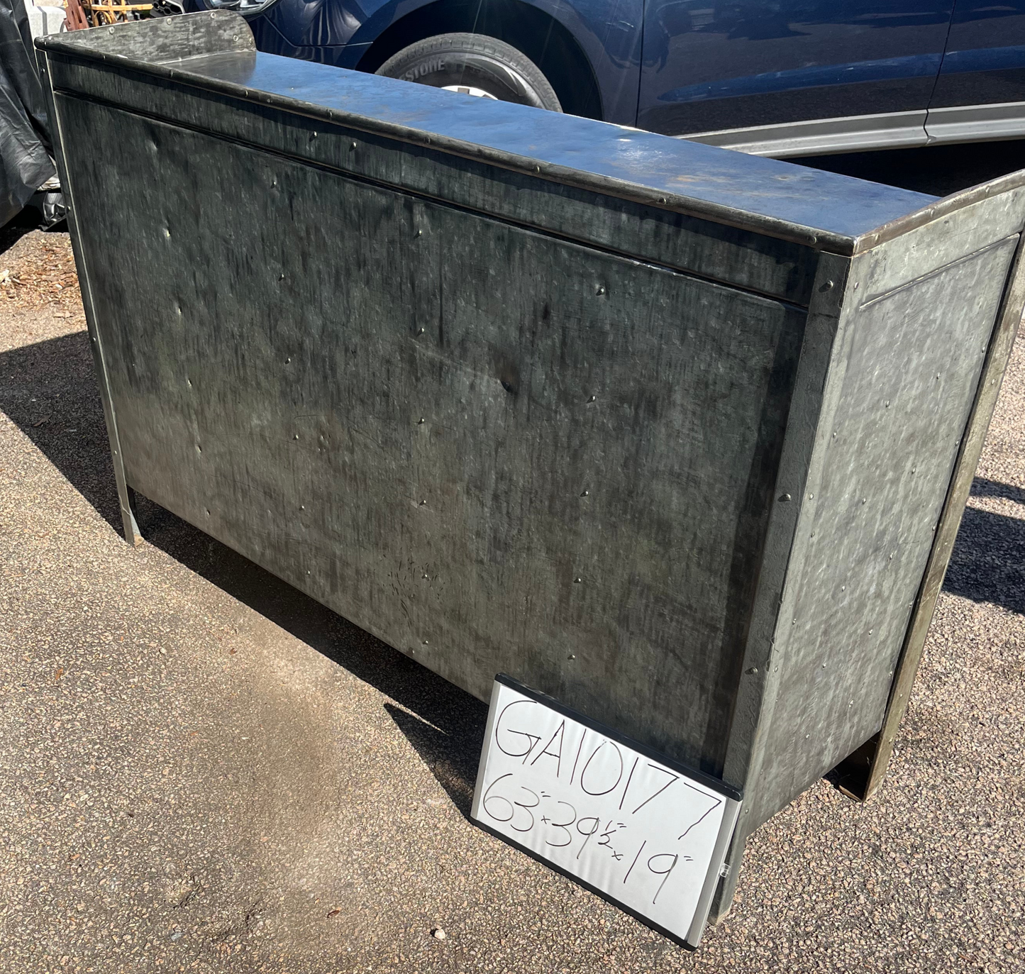 Antique Industrial Cabinet/Shelving System GA10177