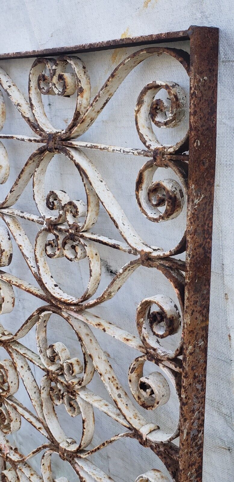 Ornate Wrought Iron Gate Panel 22 3/4" Wide by 50 3/4" Tall GA9607