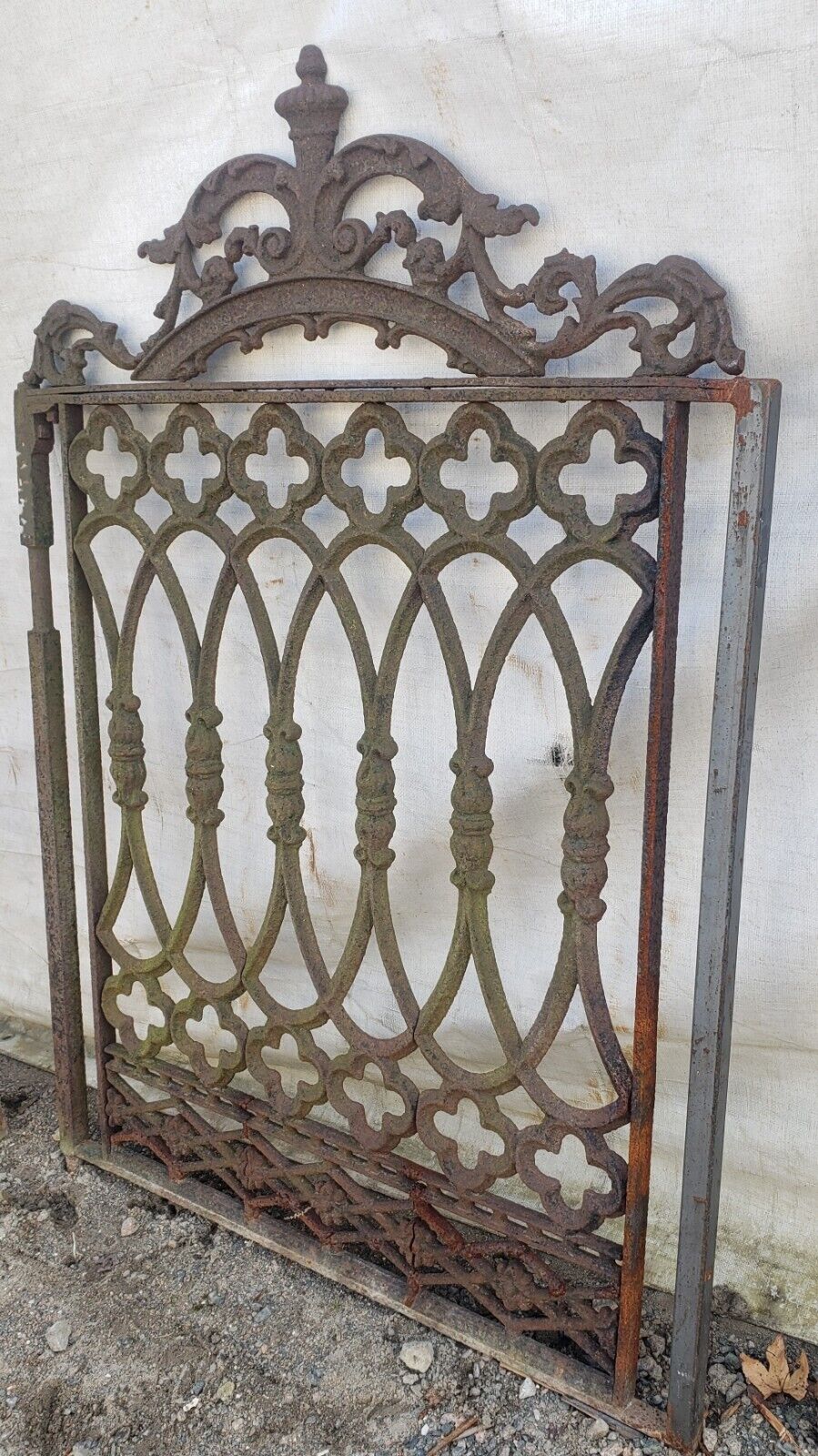 Ornate Cast & Wrought Iron Gate 33 1/2" Wide by 46 1/2" Tall GA9603