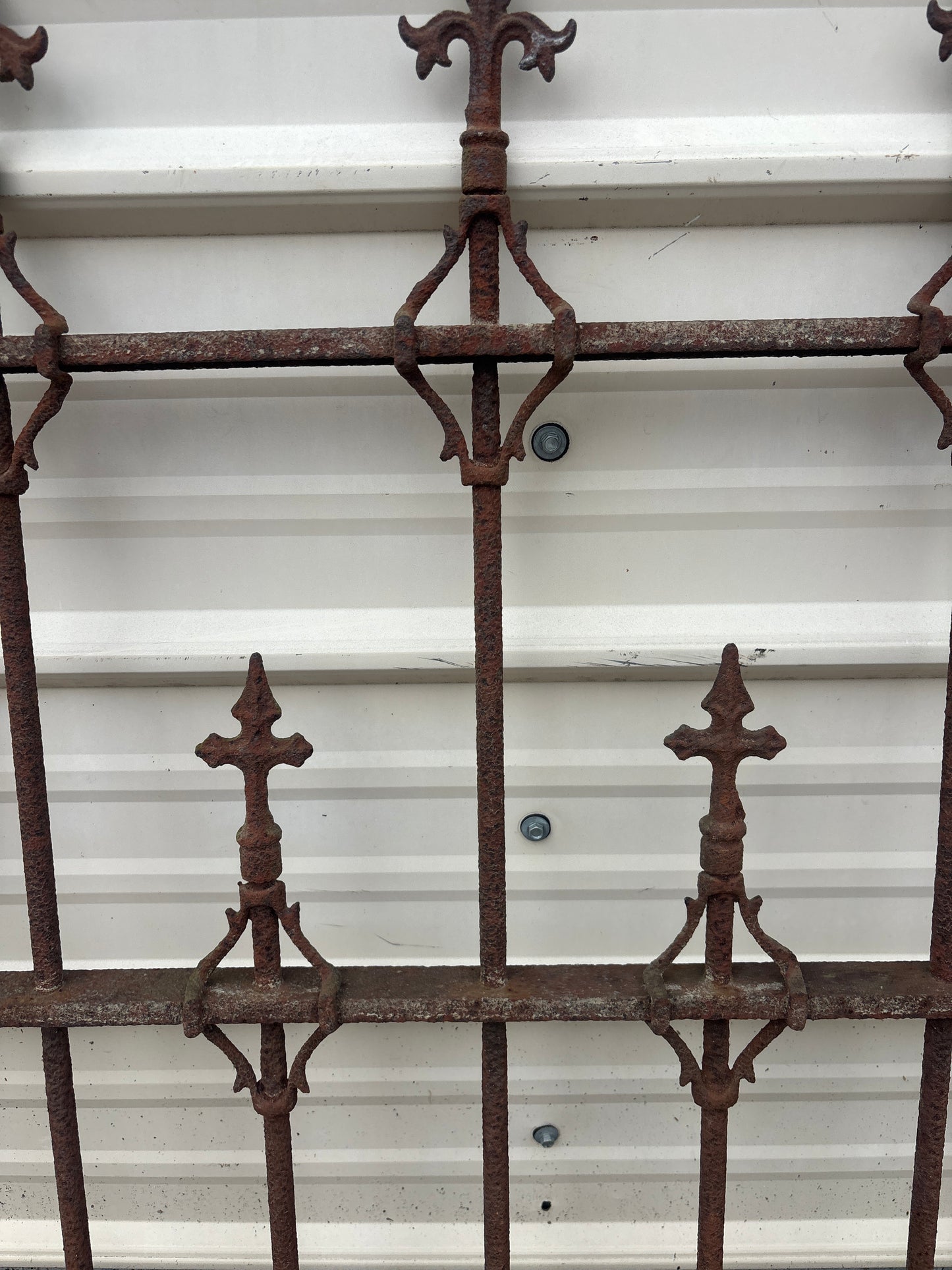 2.5 Foot Antique Iron Fence Panel GA21284