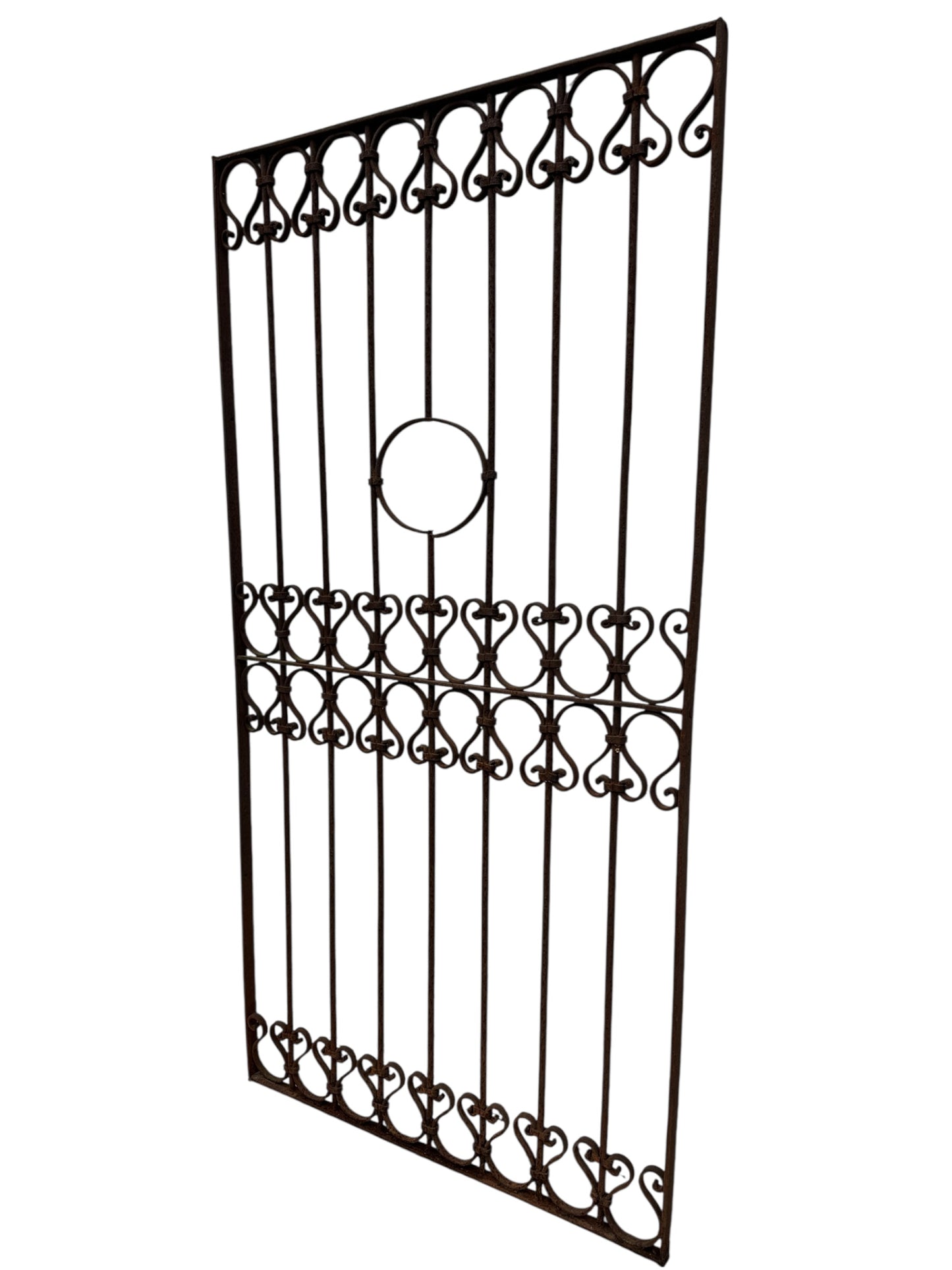 Antique Wrought Iron 75"+ Tall Gate GA20741