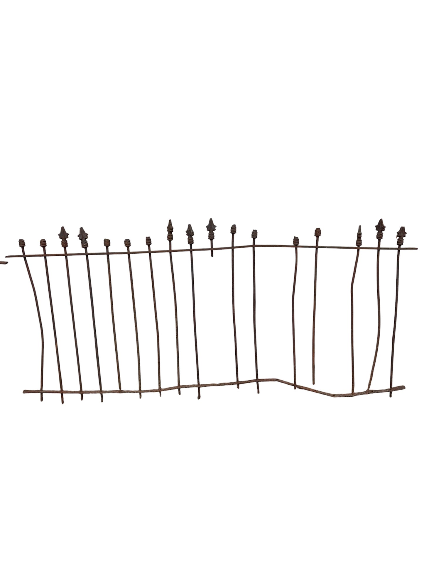 31 Ft Antique Wrought Iron Picket Fencing GA21065