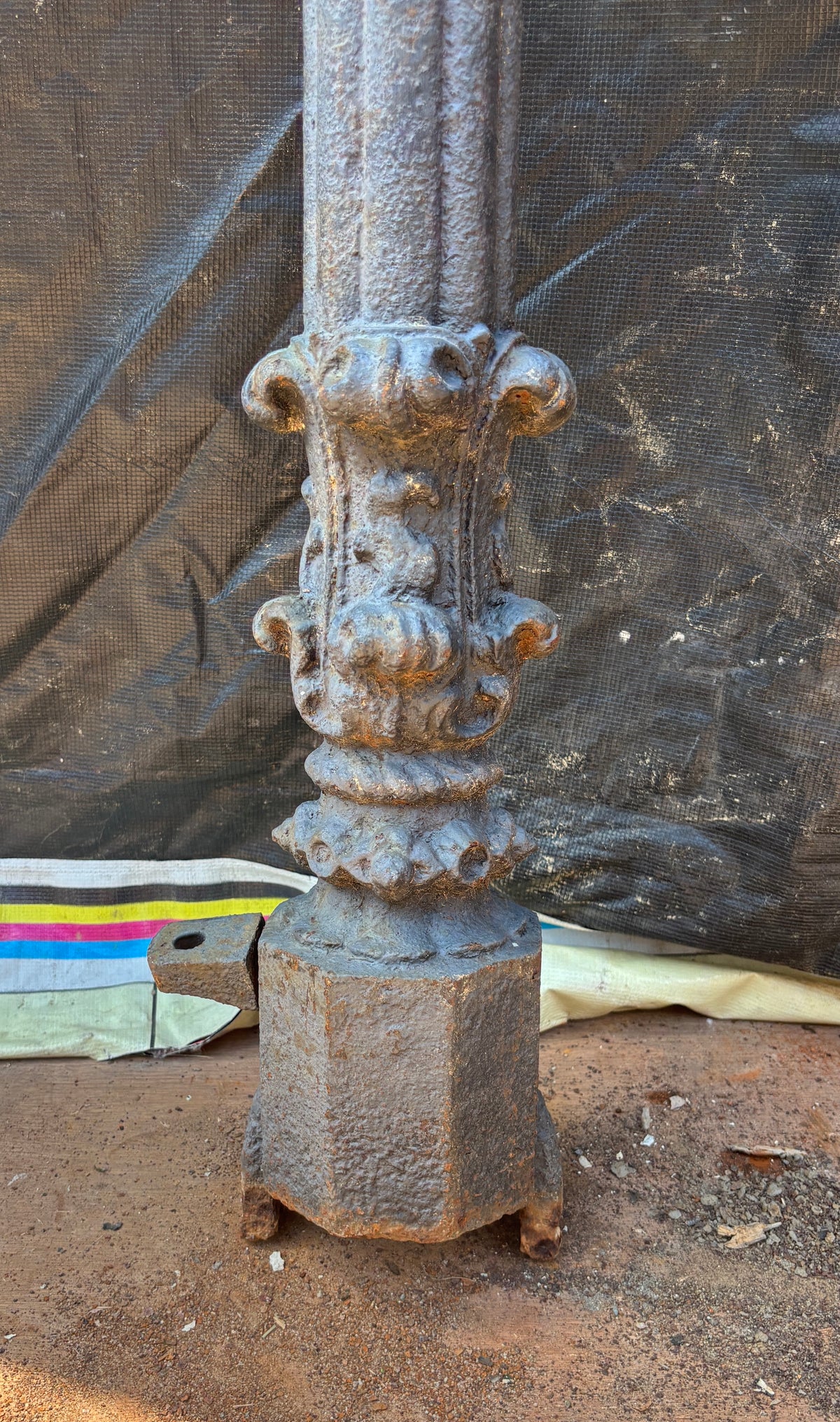Cast Iron Newel Post GA21560