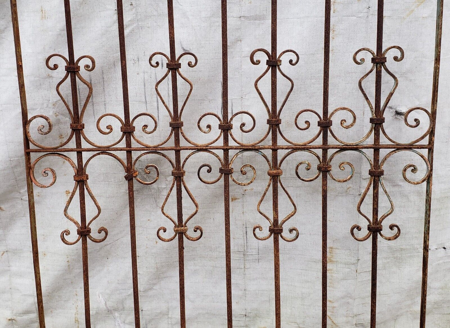 Ornate Wrought Iron Gate 39 1/4" Wide by 69 1/2" Tall GA9471
