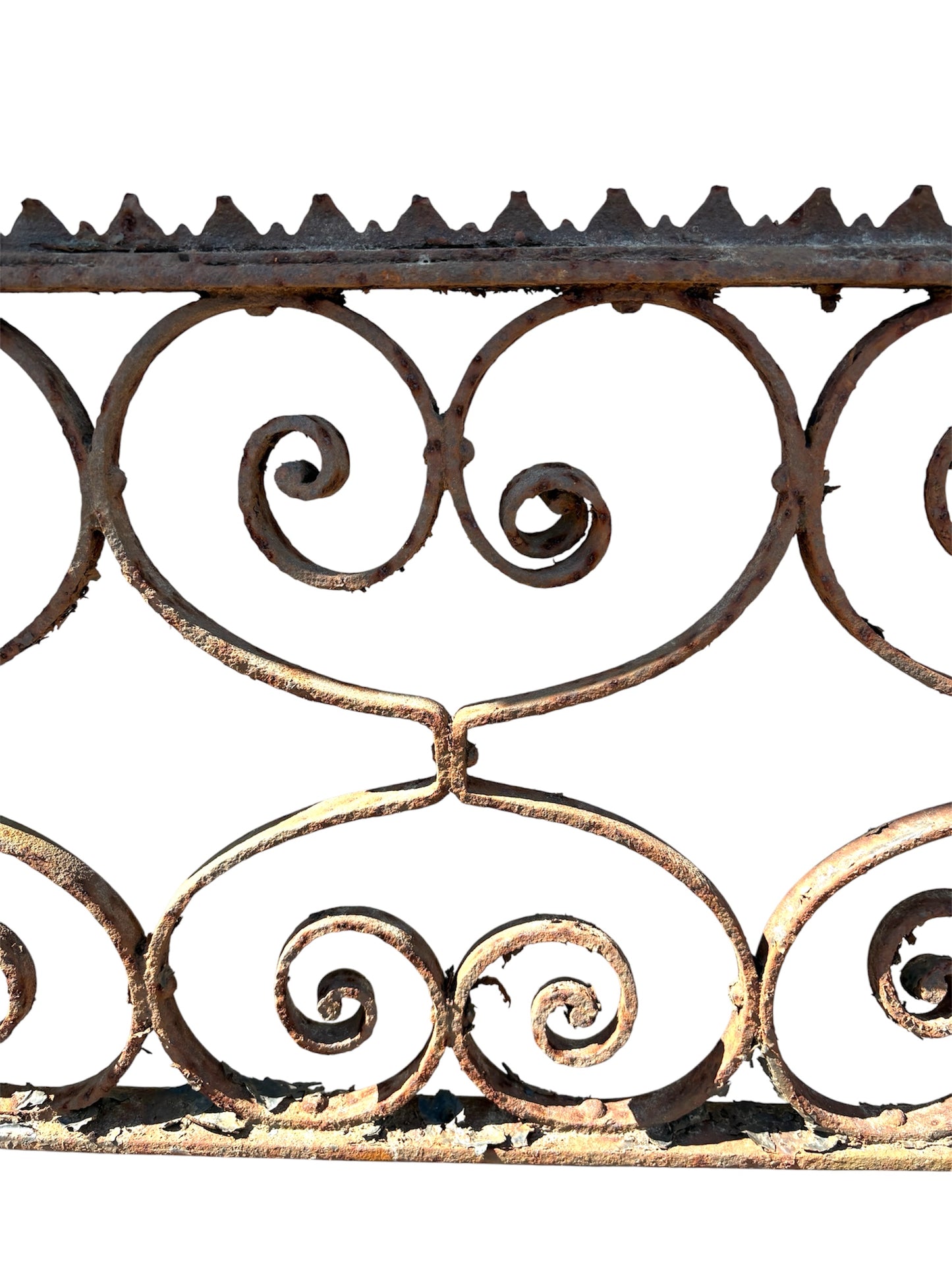 6 feet of antique iron fencing GA21085