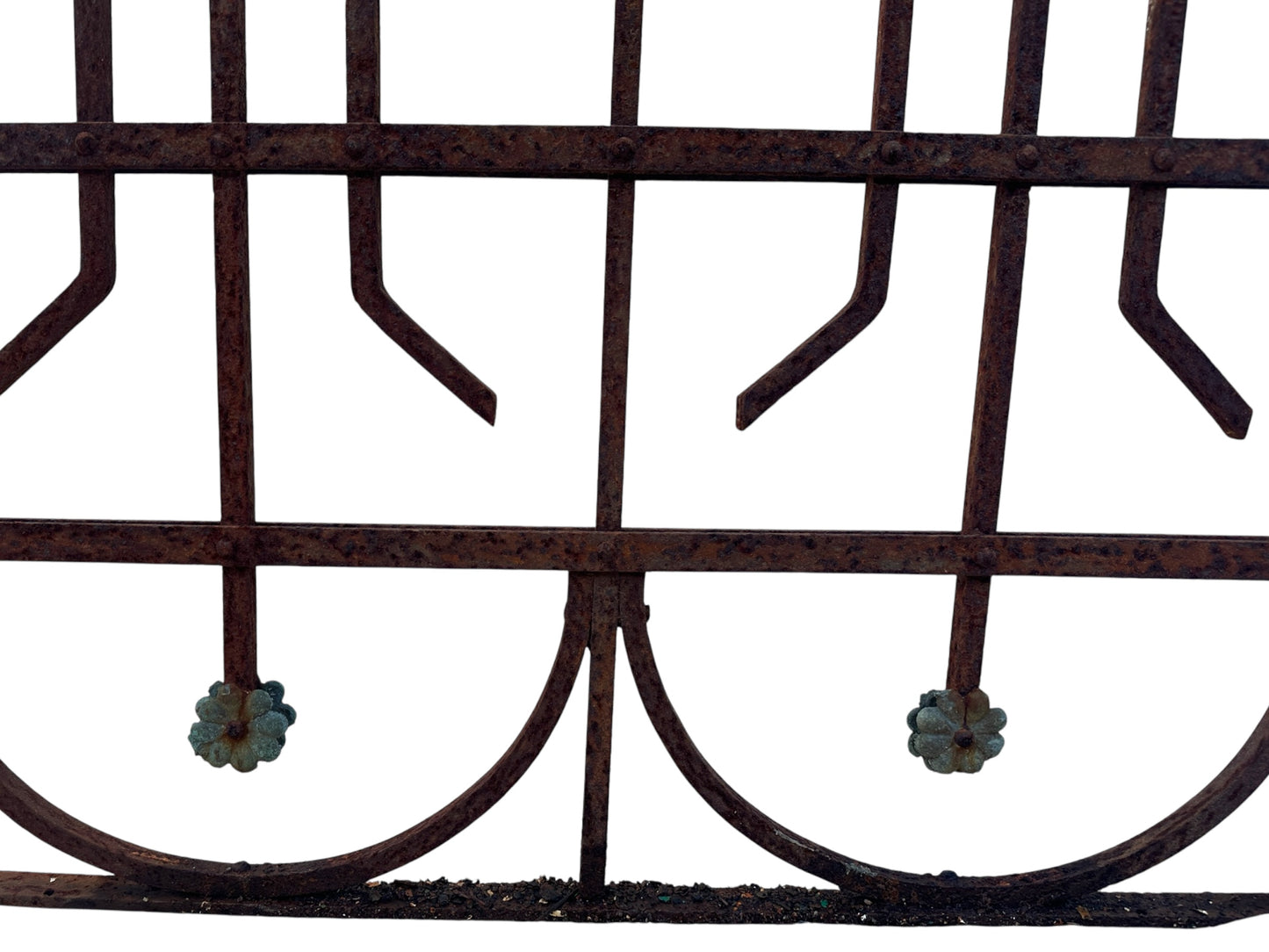 Antique Art Deco 83" Tall Iron Gate GA20774