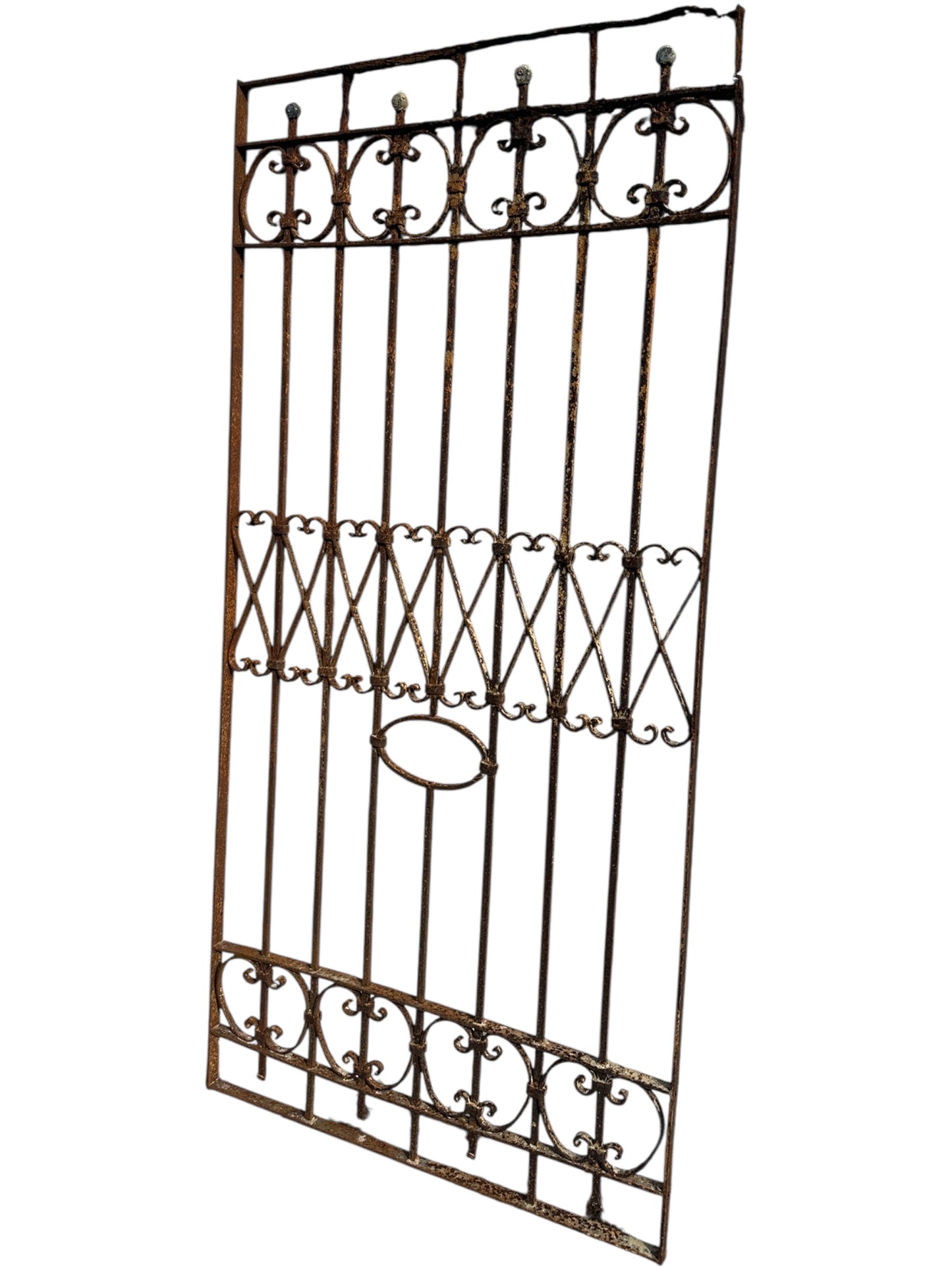 Antique Wrought Iron 75" Tall Gate GA20653