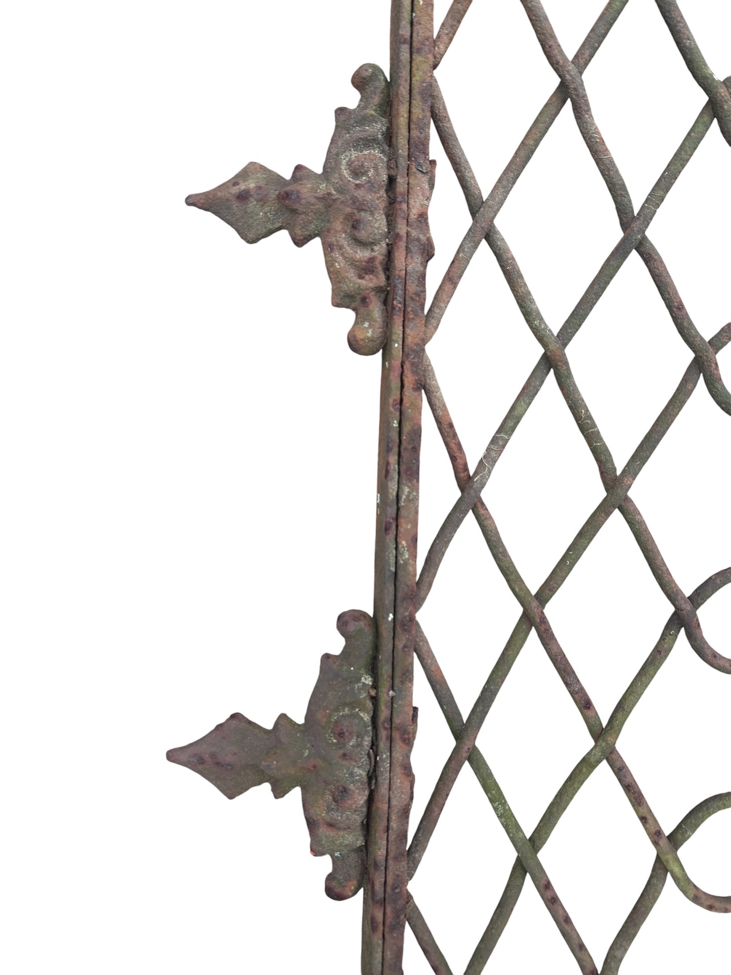 45 Ft of Antique Wrought Iron Fencing GA21062
