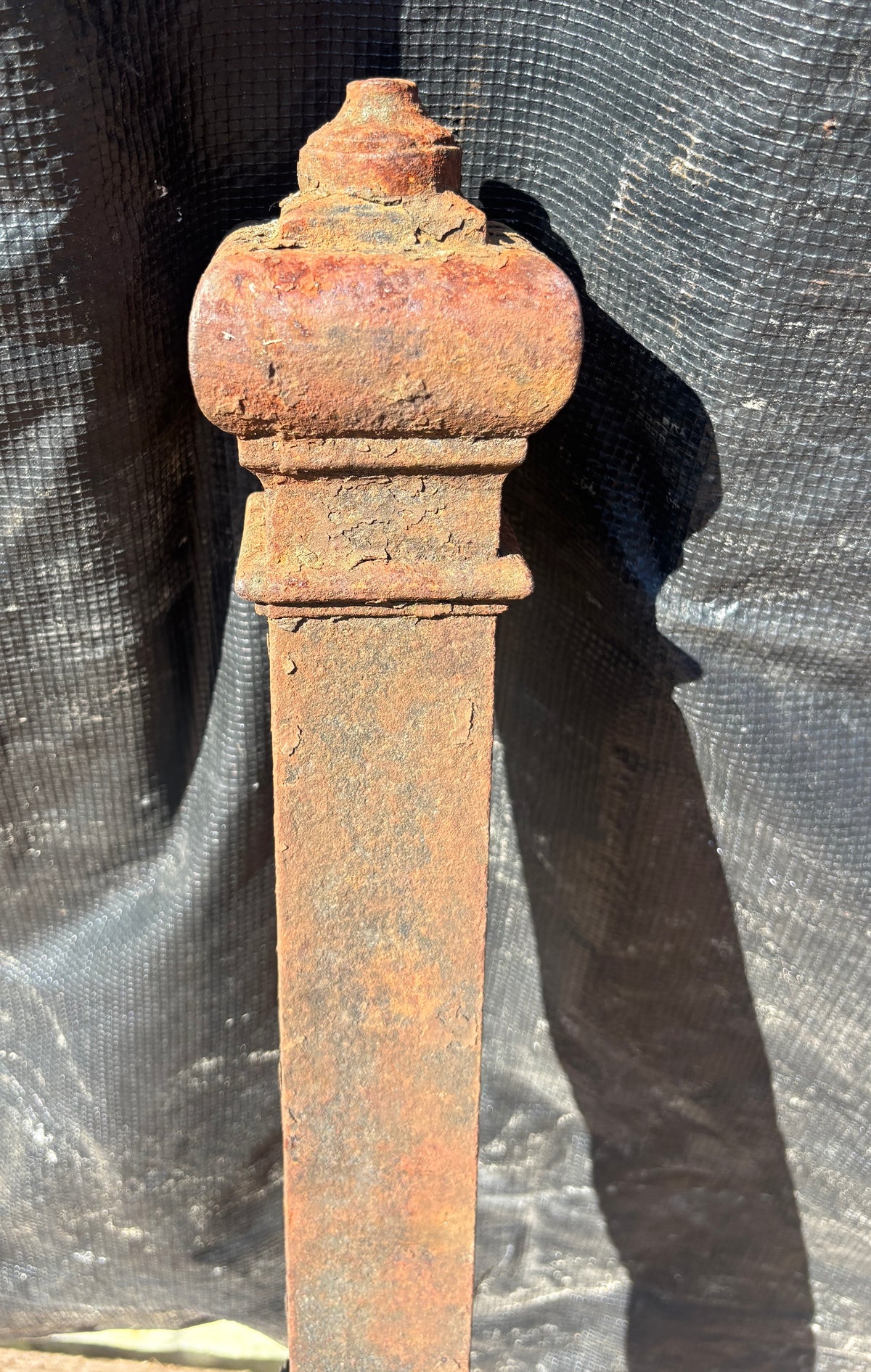Pair of Cast Iron Newel Posts GA21618