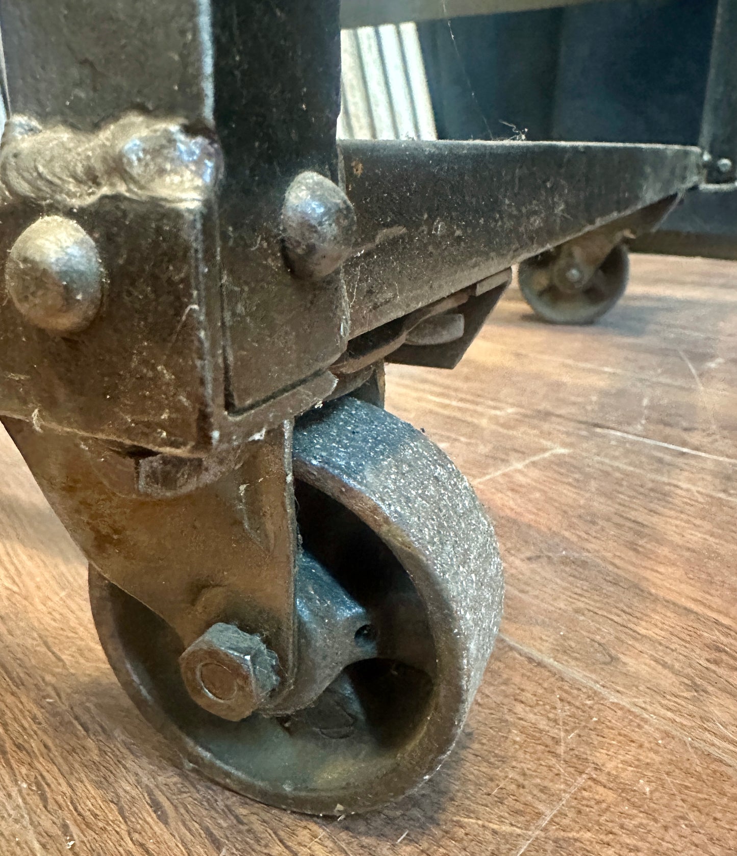 Vintage Steel Textile Carts - 3 Available - GA20807