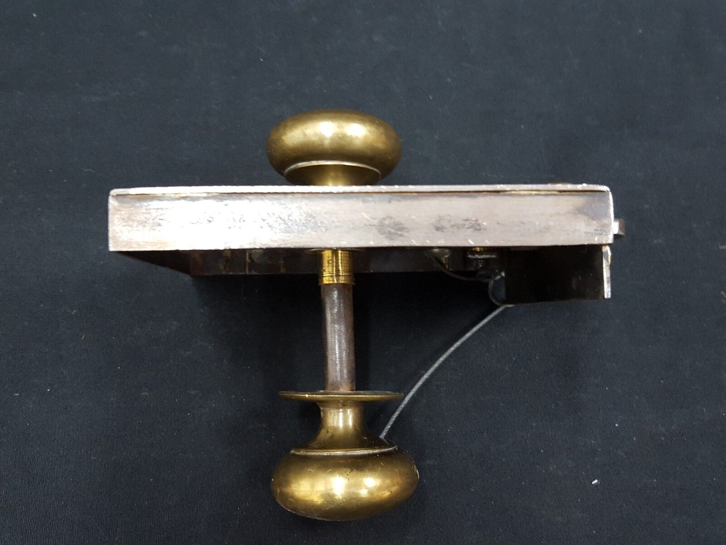 Antique Cast Iron and Brass Metal Lock