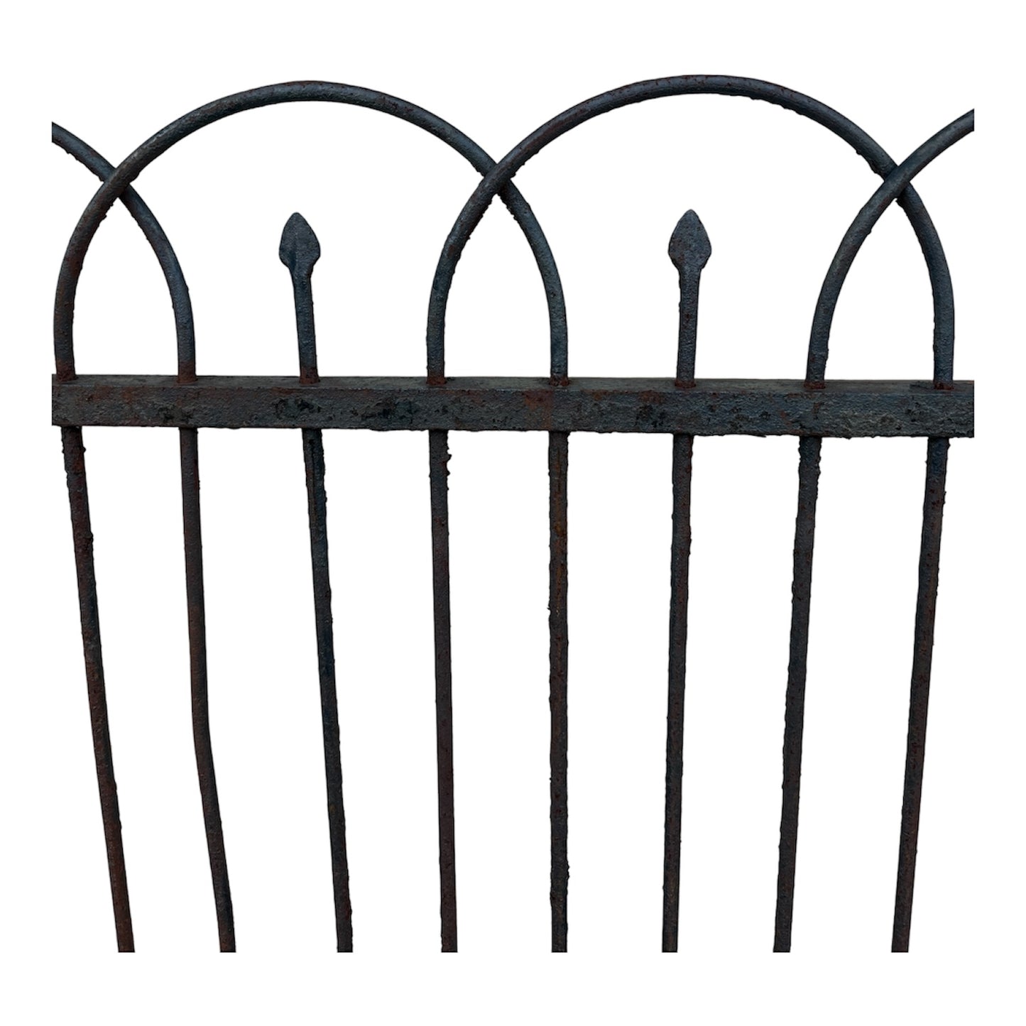 5 ft of Antique Wrought Iron Hairpin Fencing GA21134