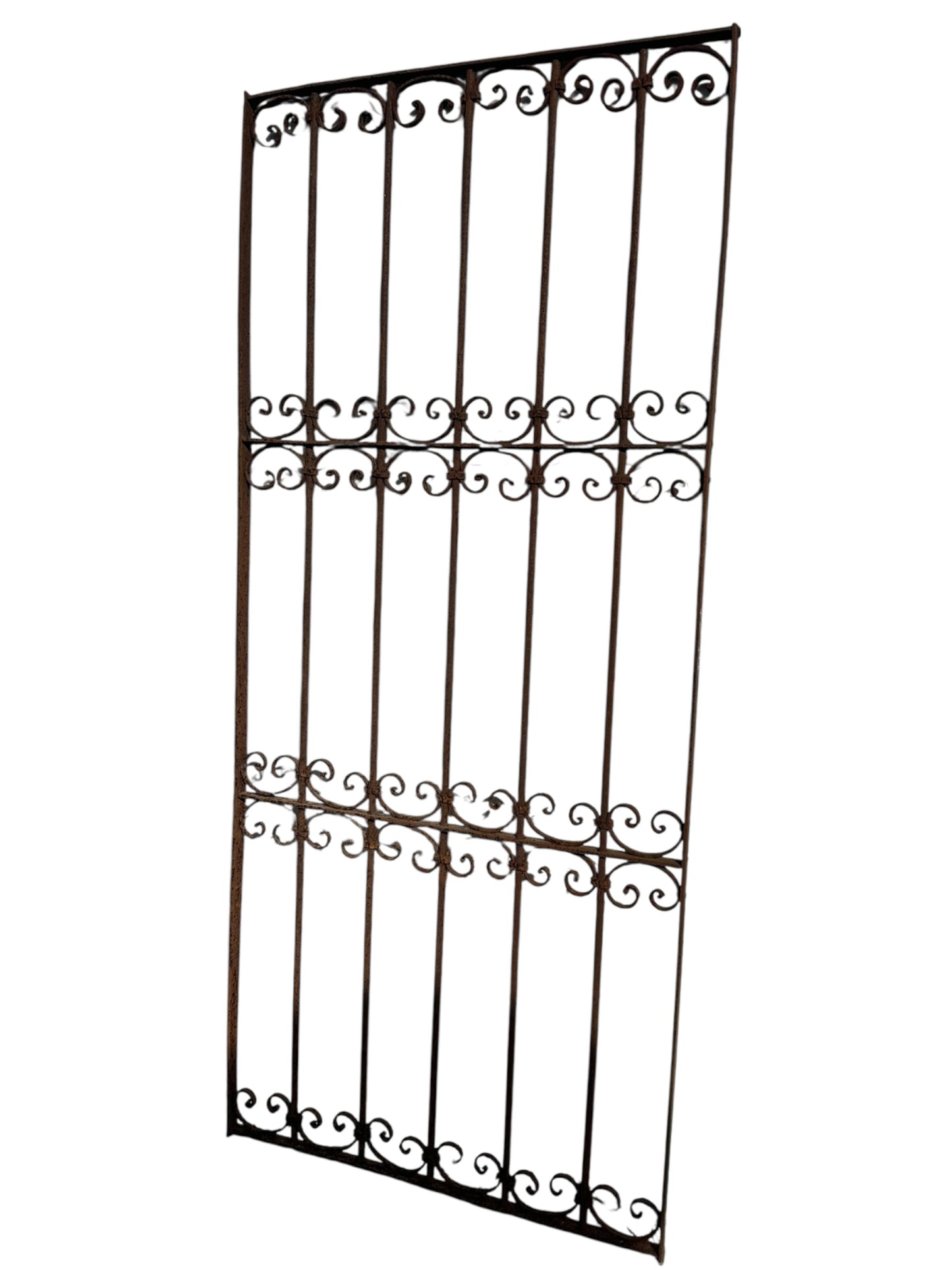 Antique Wrought Iron 74" Tall Gate GA20662