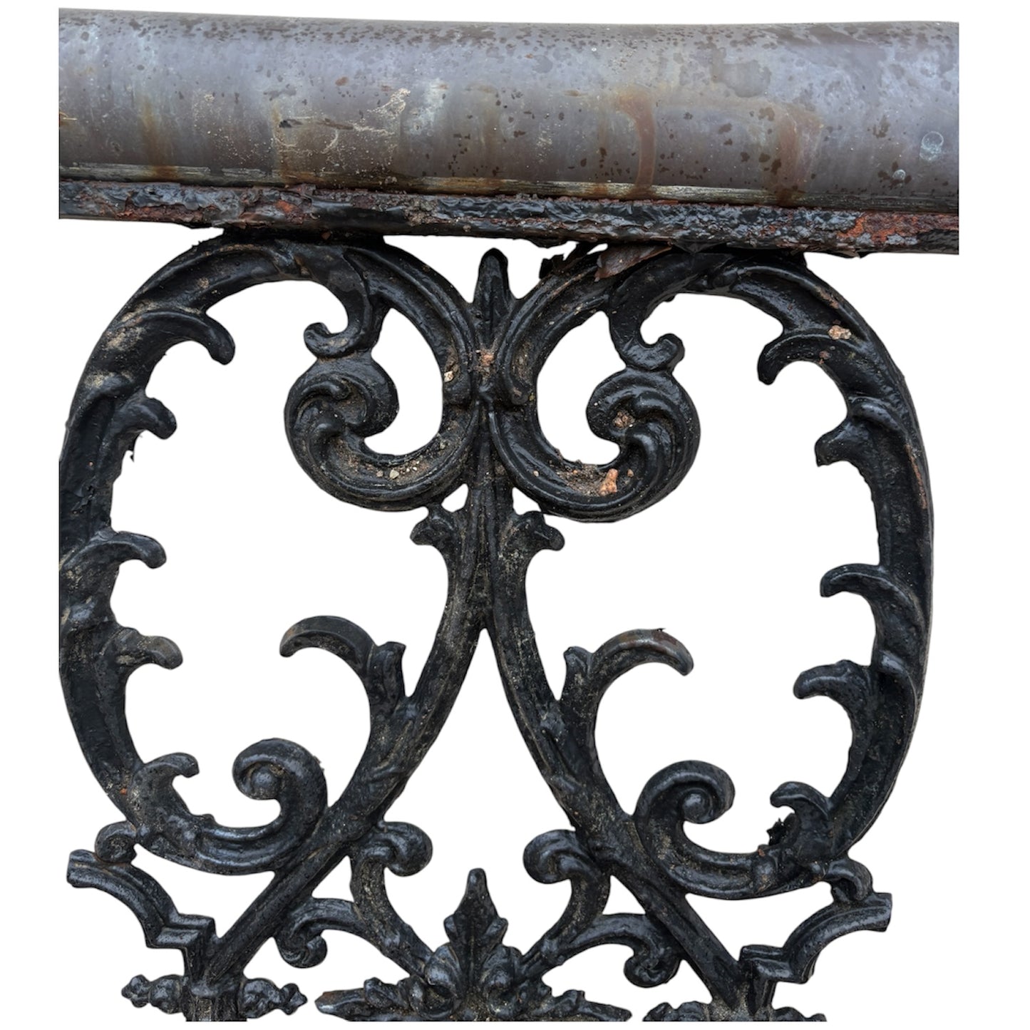 5 feet of Decorative Cast Iron Victorian Fence Panels GA21126