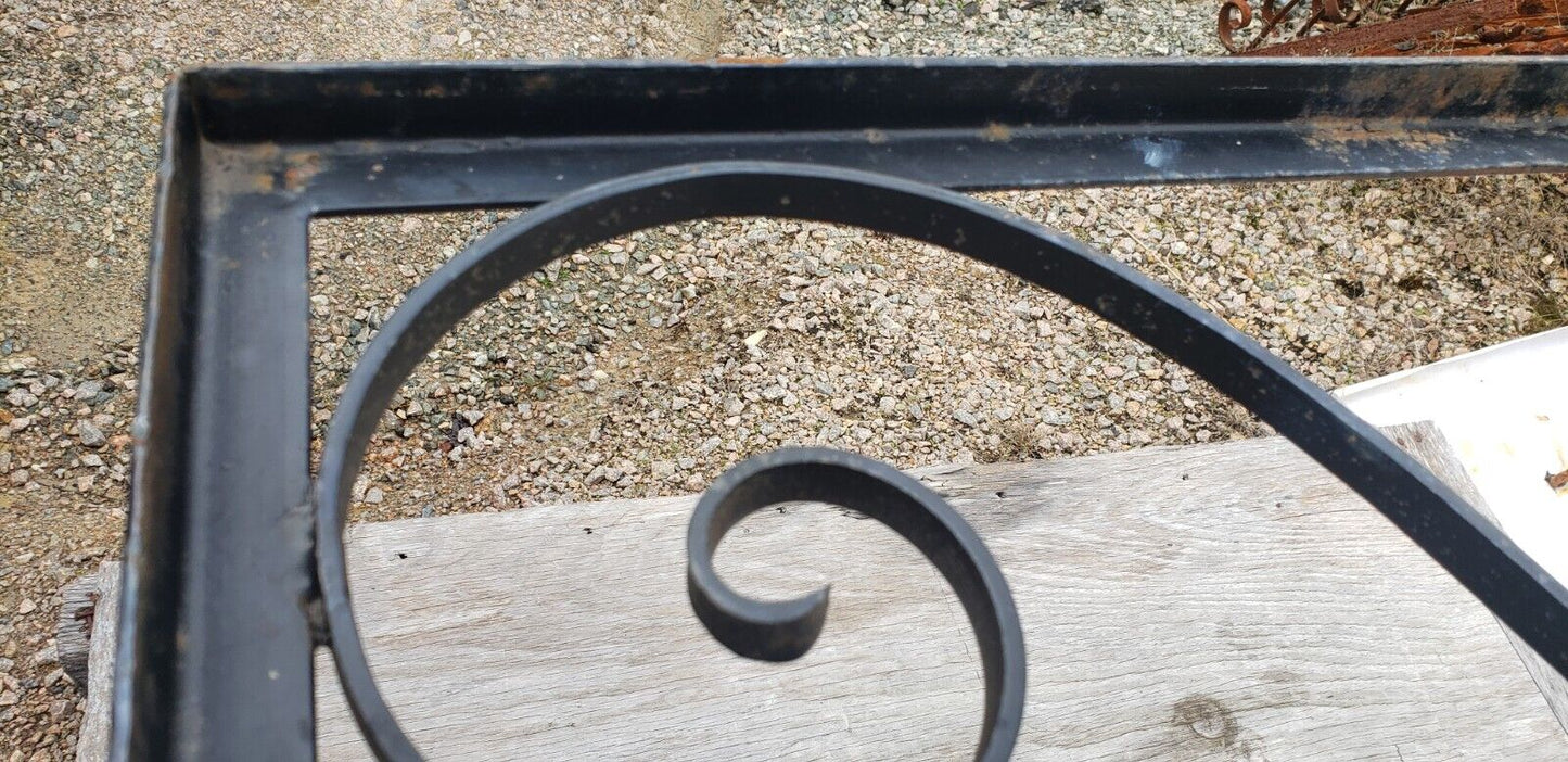 Ornate Hand Wrought Iron John Salterini Table 72" Long x 30" Wide GA9773