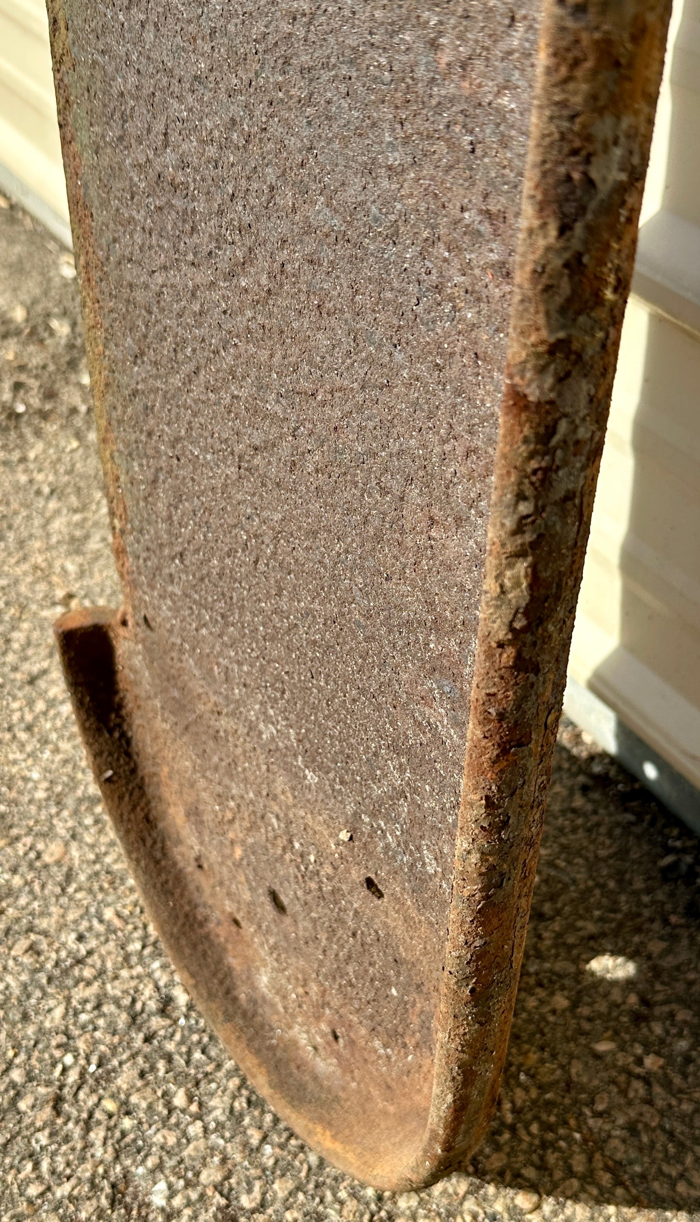 Single, Curved 6+ Ft Long Cast Iron Stair Tread GA20841