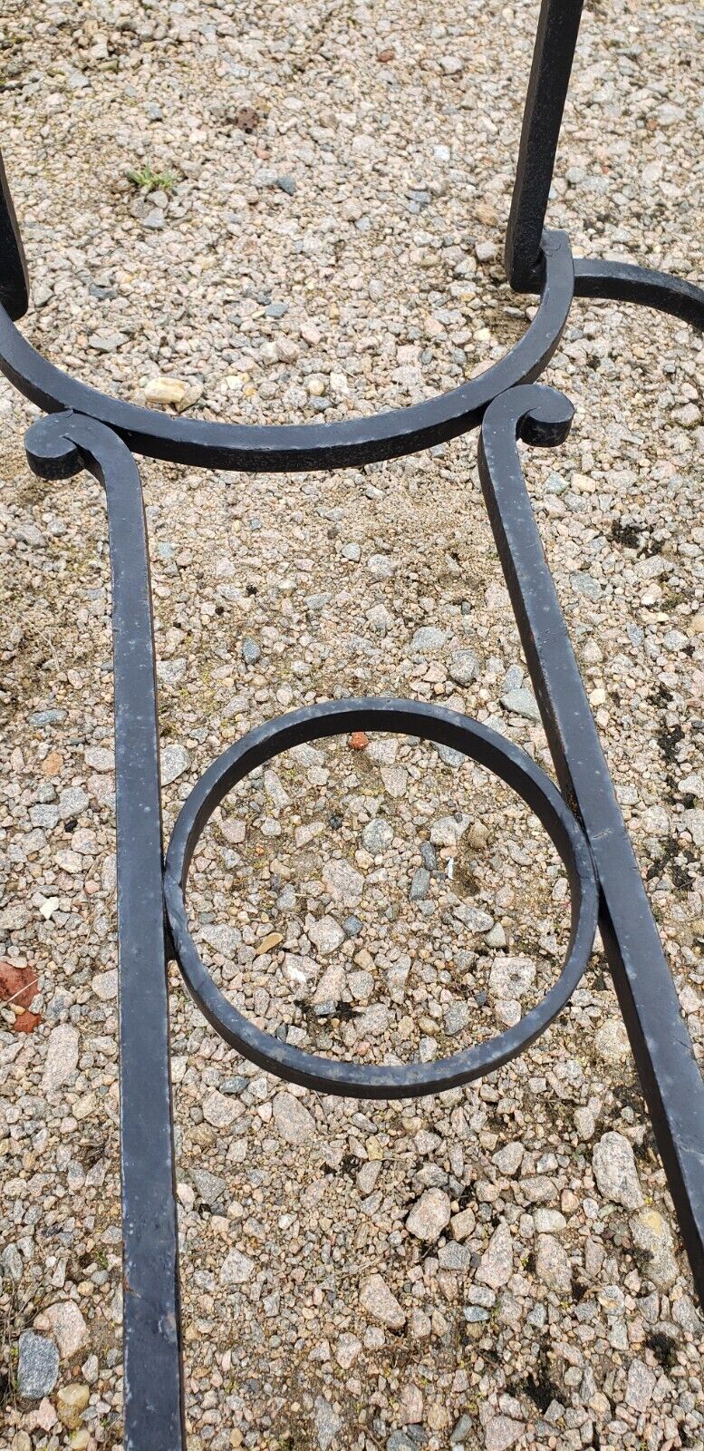 Ornate Hand Wrought Iron John Salterini Table 72" Long x 30" Wide GA9773