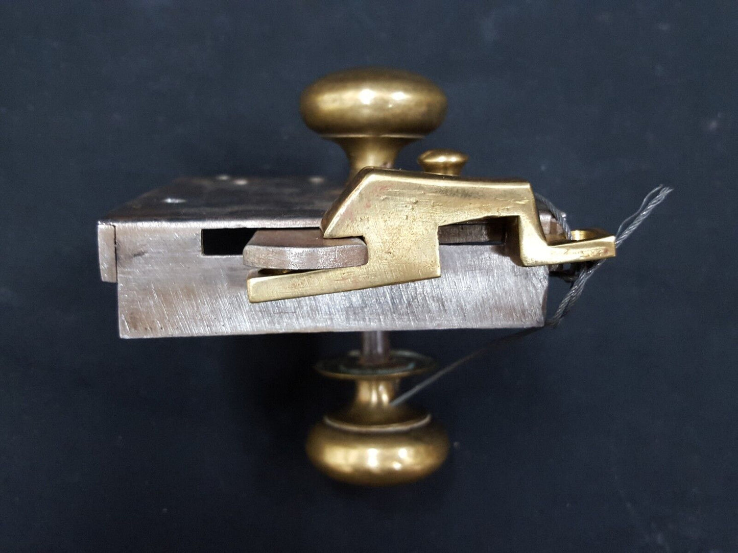 Antique Cast Iron and Brass Metal Lock