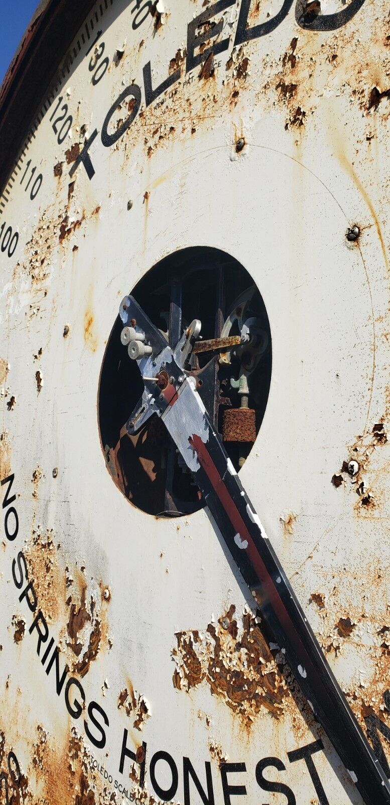 Huge Vintage Toledo Weight Scale from Kings Dominion Amusement Park in Virginia