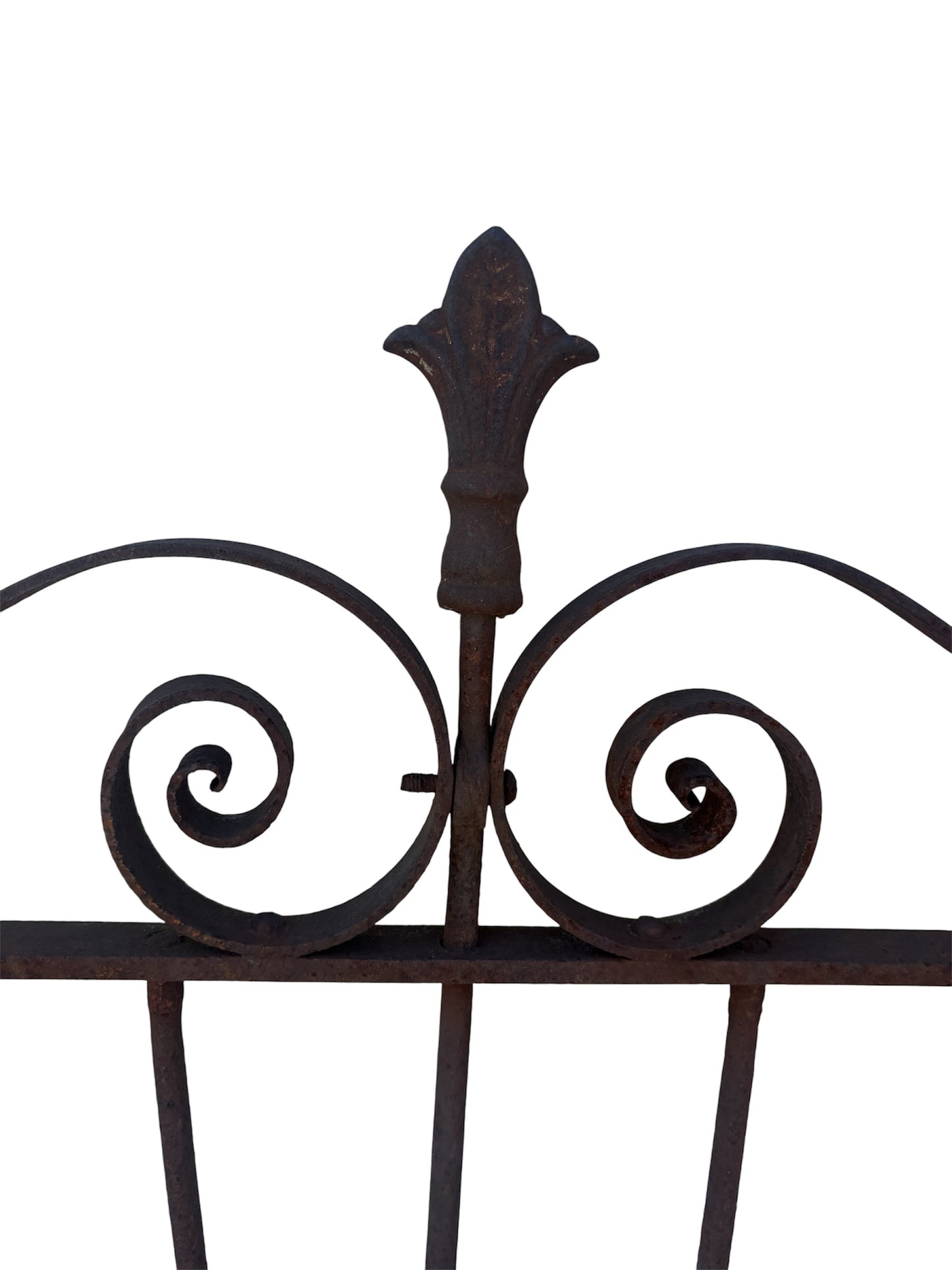 3 feet of an antique iron gate GA21100