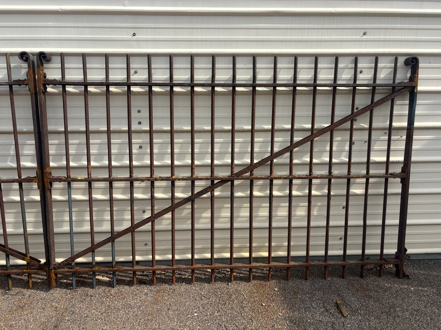 Late 1800s Wrought Iron Driveway Gates - Fully Restored GA21197