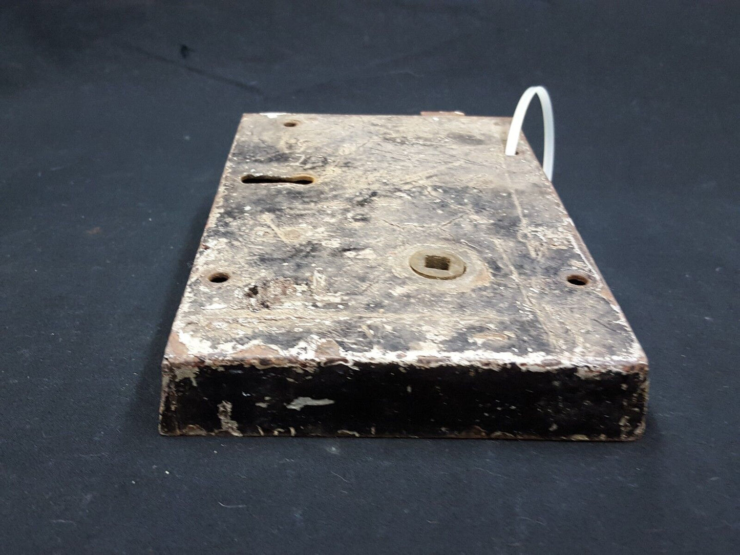 Authentic Early 1800s Metal Lock Set with Key