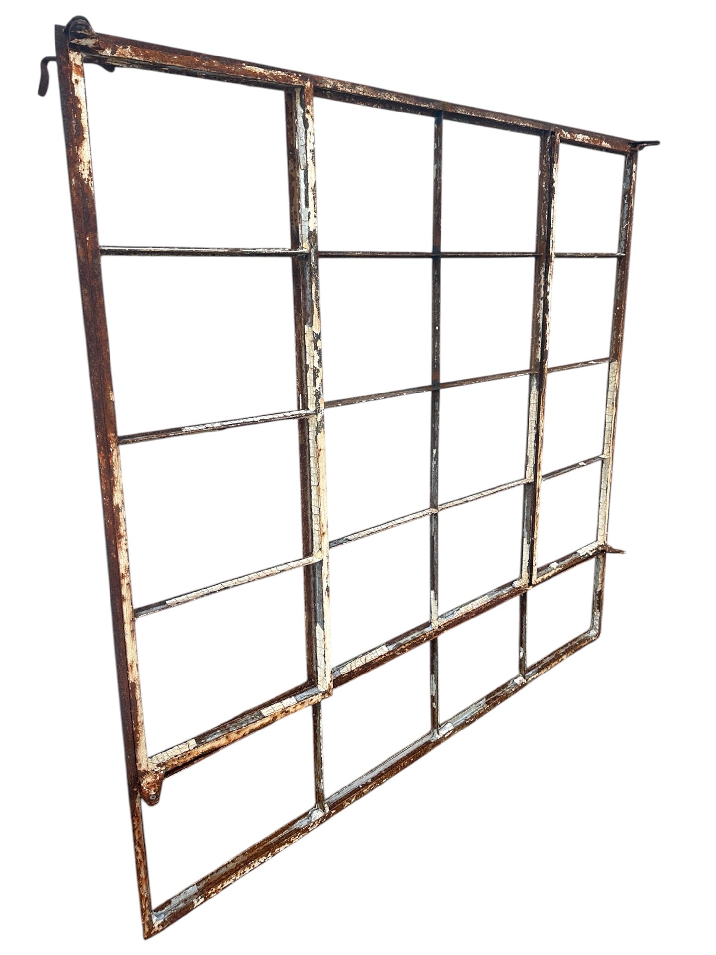 20-Pane Steel Casement Window w/ Swing Outs - 69.5" x 63" - GA20872