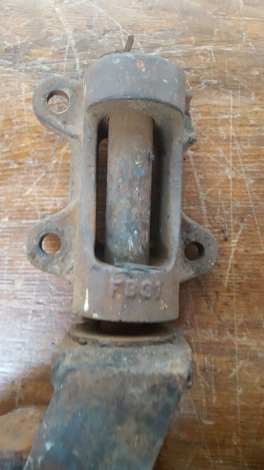 Set of 4 Very Large Cast Iron Industrial Swivel Casters
