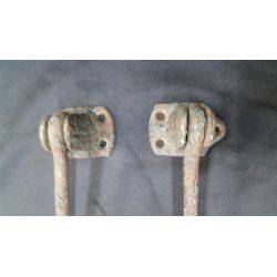 Pair of Iron Shutter Dogs #GA4284