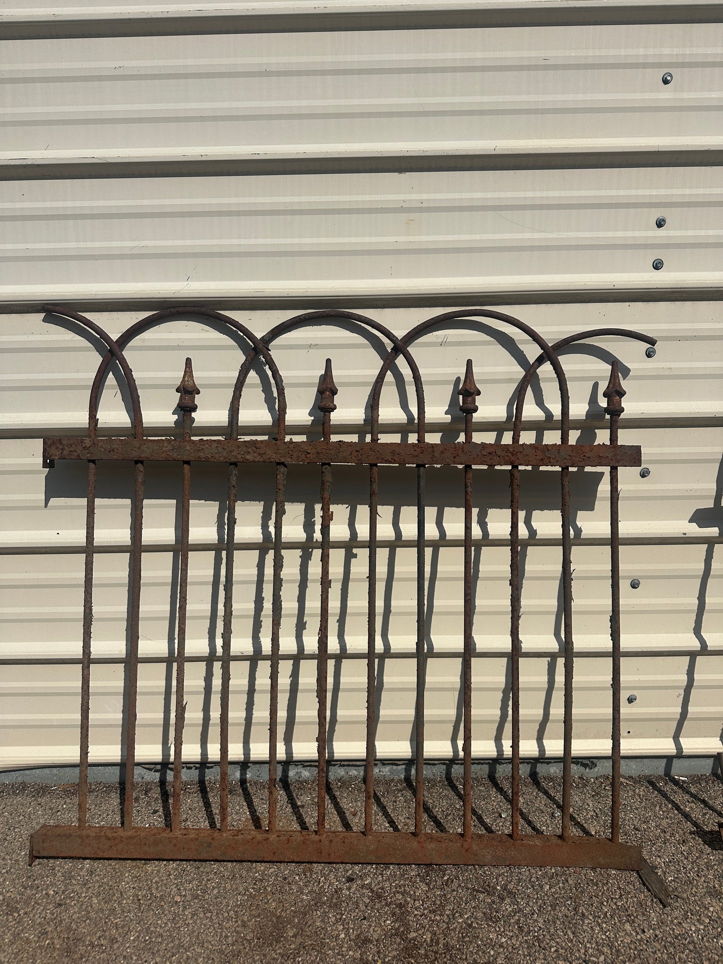 20+ Ft of Antique Wrought Iron Hairpin Garden Gate Fencing GA20846