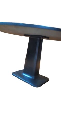 Round Black Granite Table With Cast Iron Machine Base GAM0417A