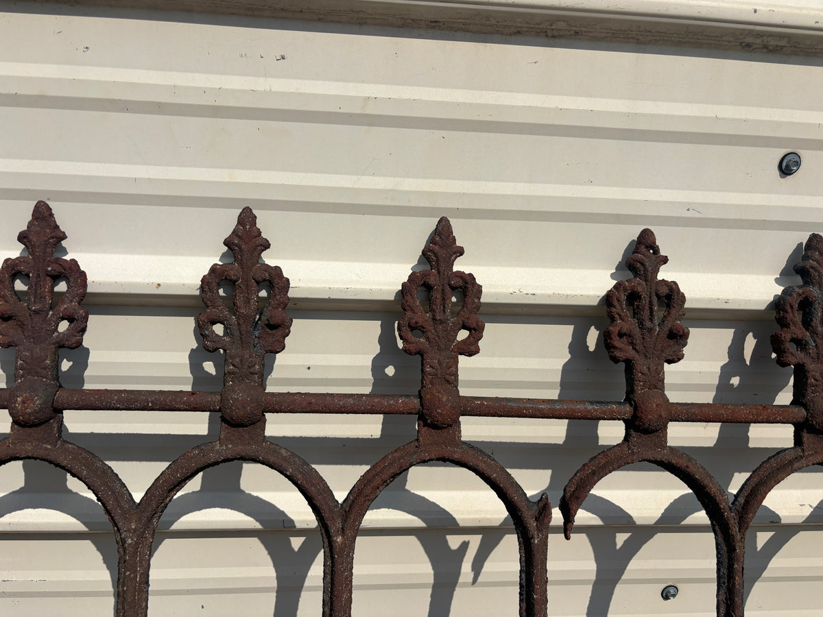 15 Feet of Iron Fence Panels GA21607