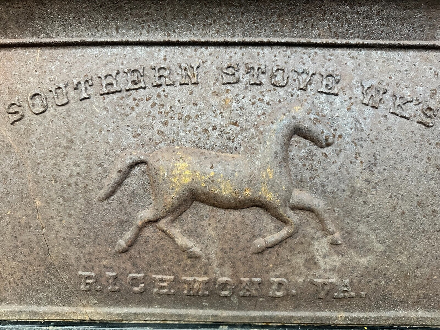 Southern Stove Works Cast Iron Box Heater Side Panel GA20088