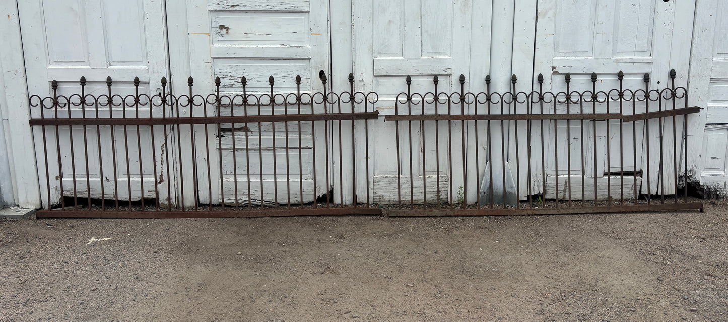 Wrought Iron Picket Fence Panels GA21214