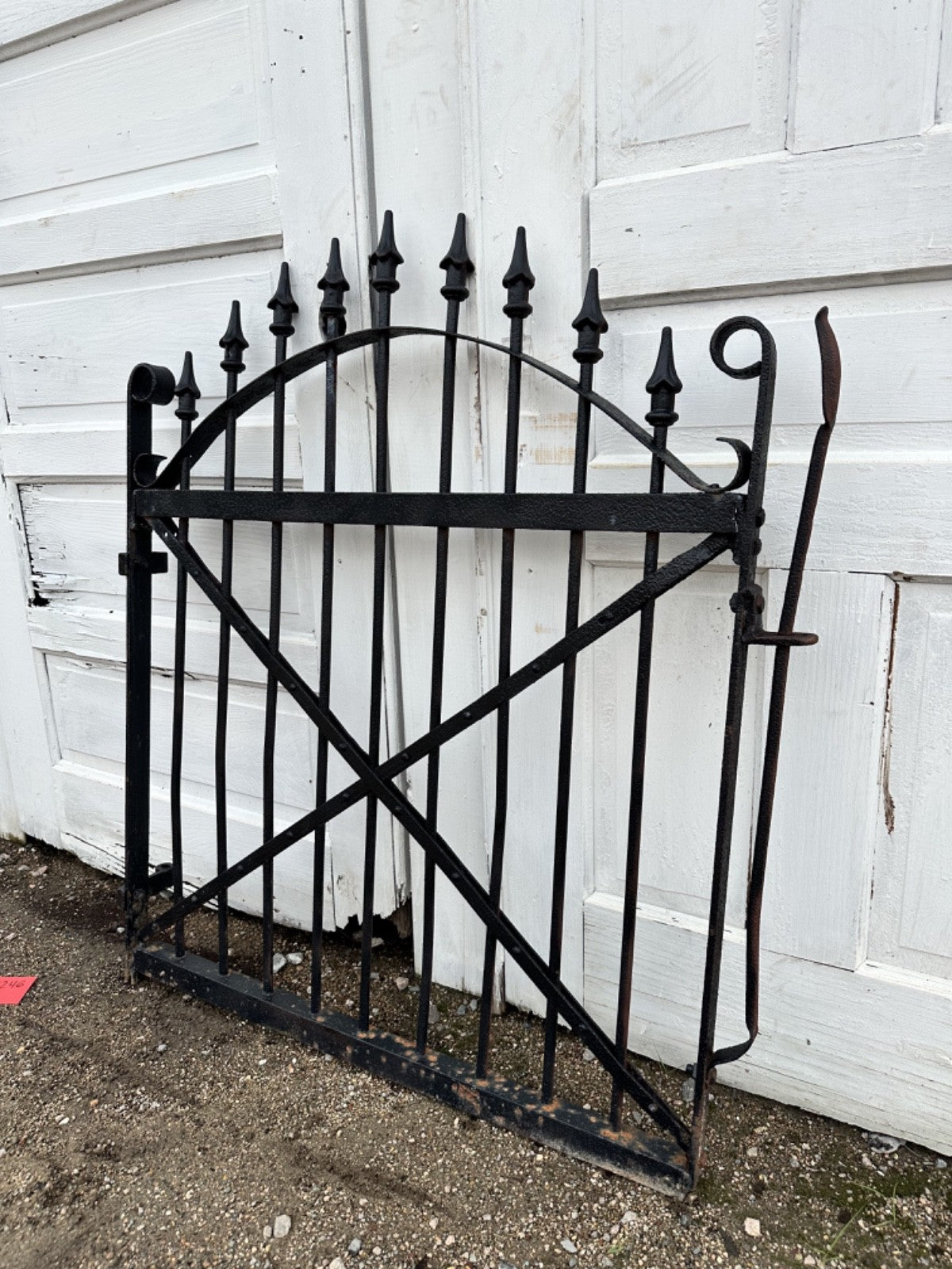 Antique Iron Gothic Style Garden Gate GA20246