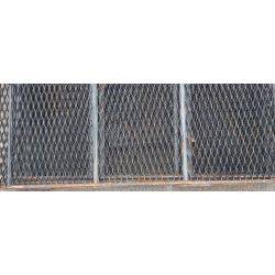 Iron Diamond Grid Fencing Panels (Lot of 9) #GA4237