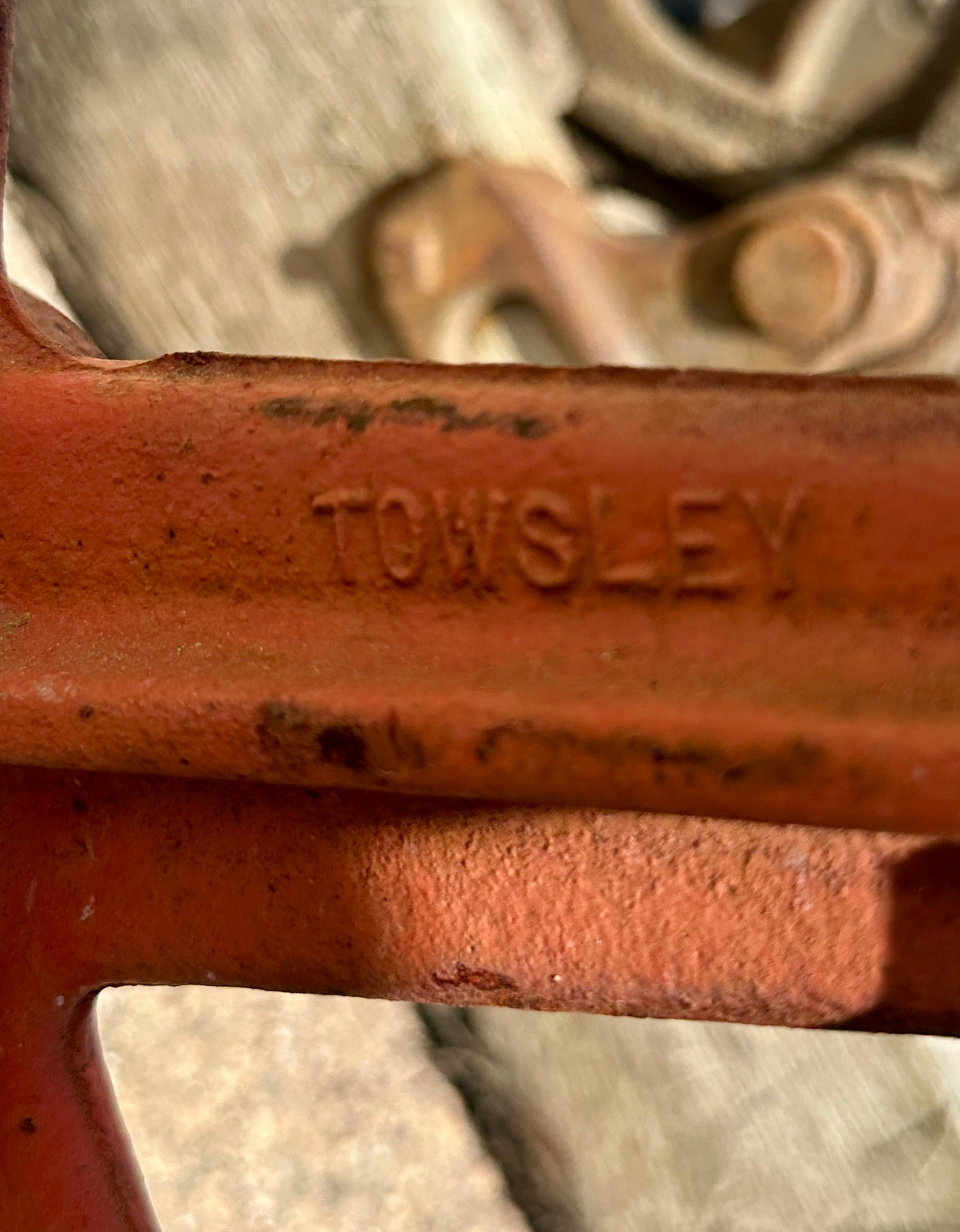 Pair of Industrial Cast Iron Cart Wheels GA20946