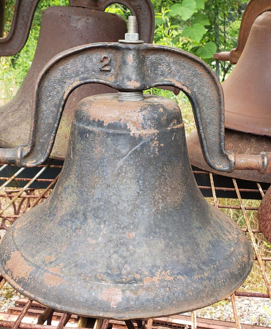 C.S. Bell of Hillsboro Ohio Cast Iron 15" Round #2 Bell GA9337
